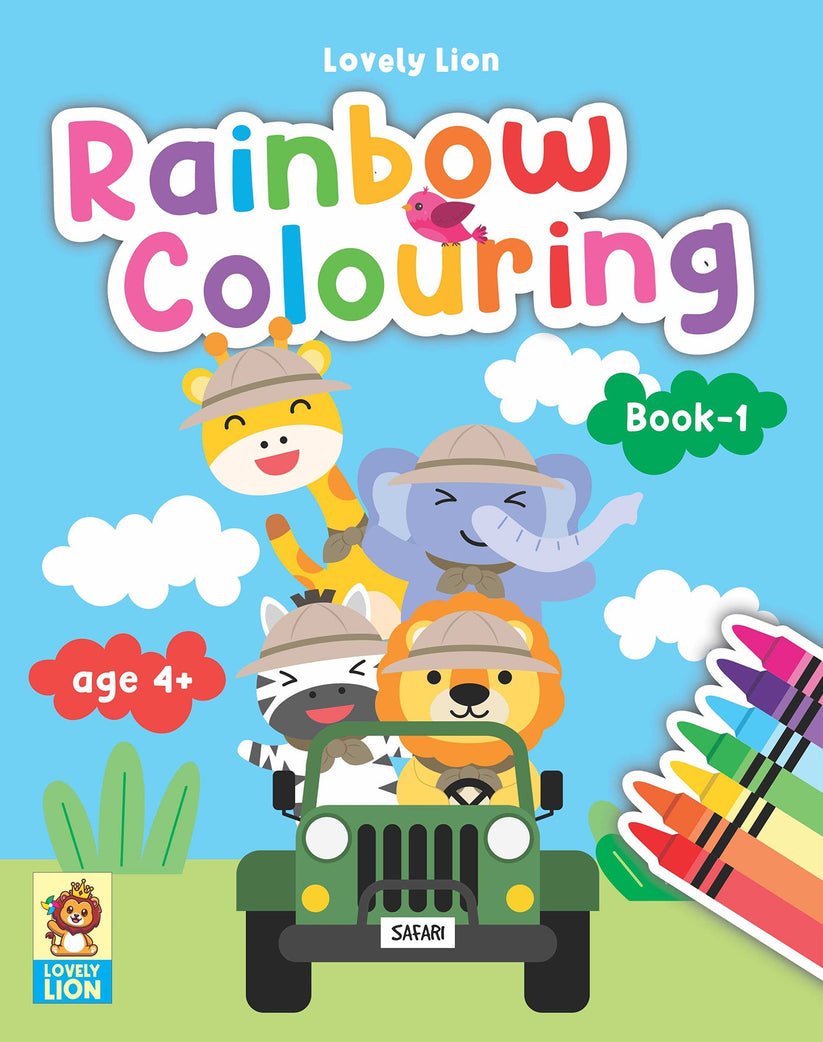 Rainbow colouring book 