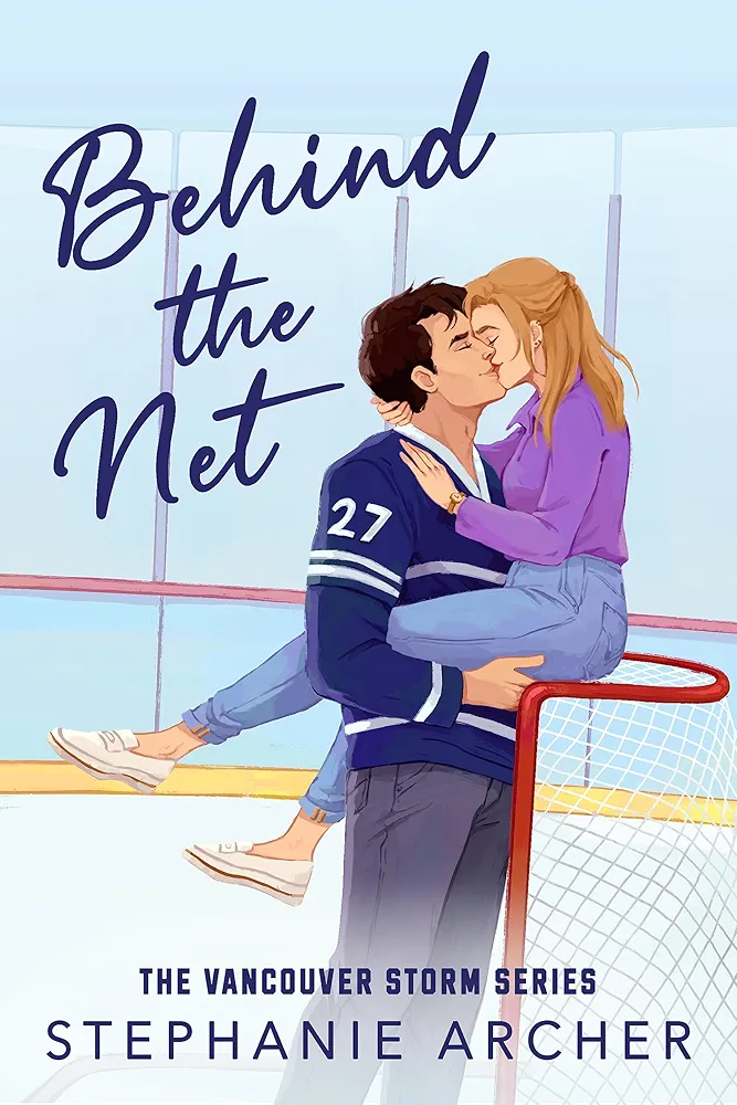 Behind the net 