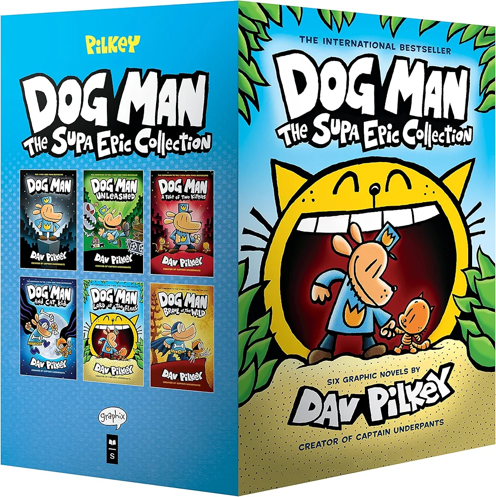 Dog man the supa epic collection set of 6 book 